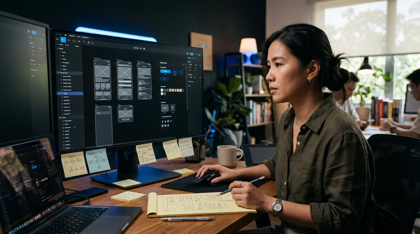 UI/UX Designer — dedicated specialist in HavenWizards engineering pod team